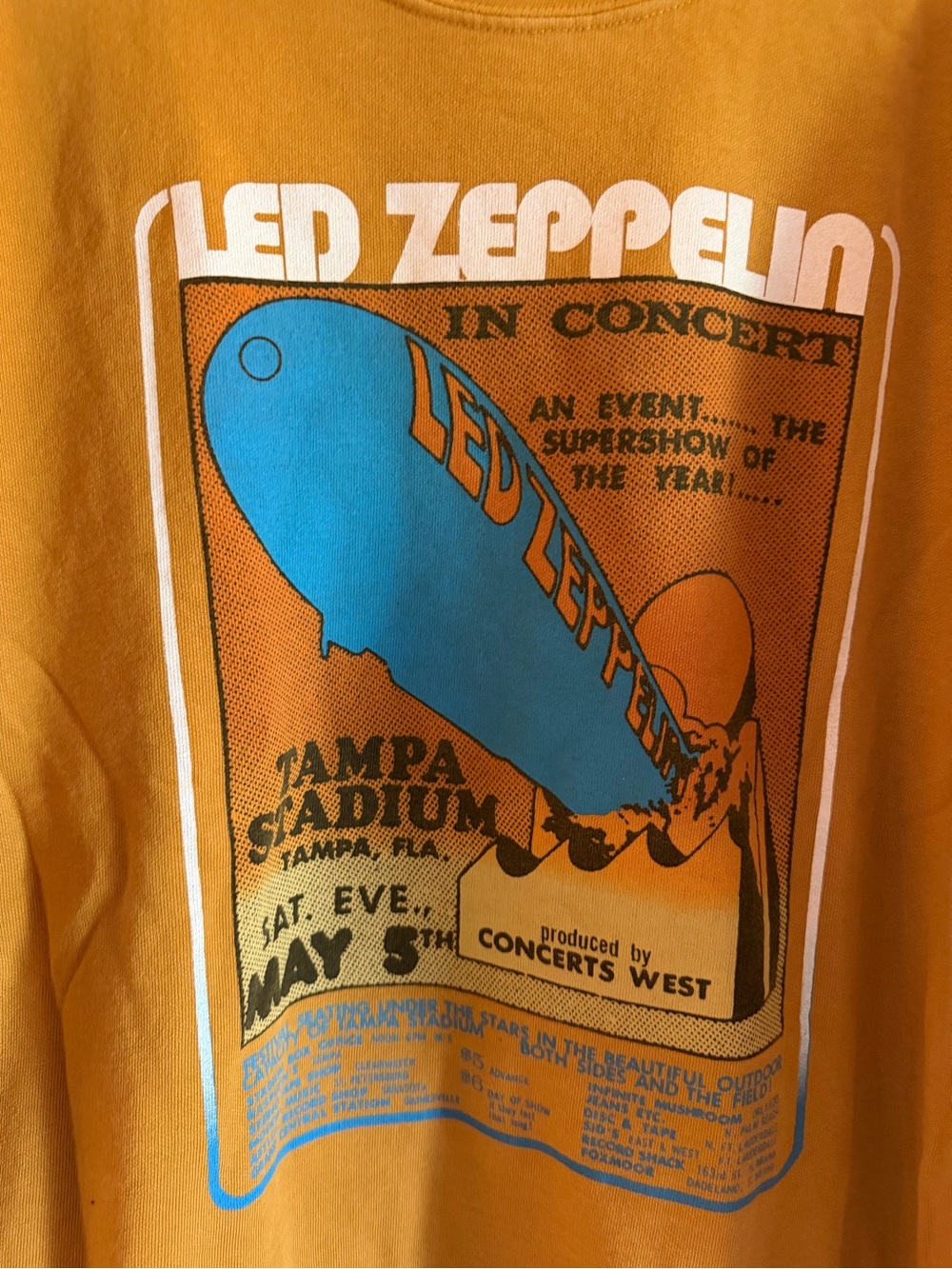 Graphic Crewneck Sweatshirt - Mustard - Picture 3 of 7